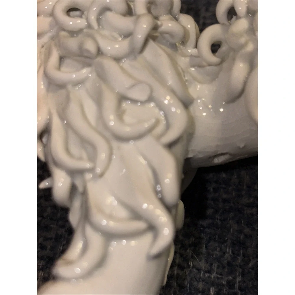 VTG Italian Porcelain Spaghetti Poodle Dog Figurines Set of 2